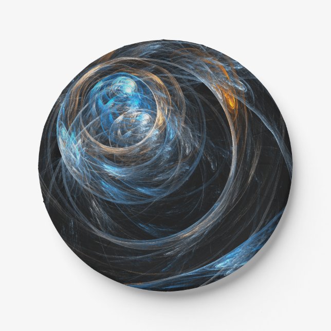 Die Abstrakte Kunst der Welt Pappteller (Vorderseite)