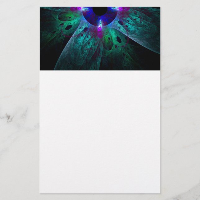 Die Abstrakte Kunstgeschichte des Auges Briefpapier (Vorderseite)