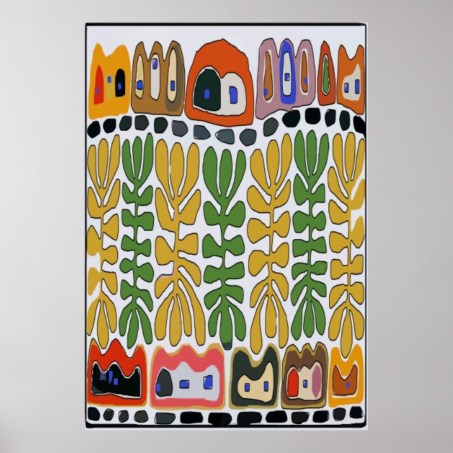 Die Abstrakten Messe New Orleans Poster (Vorne)