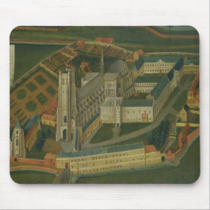 Die Abtei von Heilig-Bertin bei Heilig-Omer, 1776 Mousepad