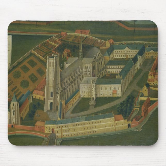Die Abtei von Heilig-Bertin bei Heilig-Omer, 1776 Mousepad (Vorne)