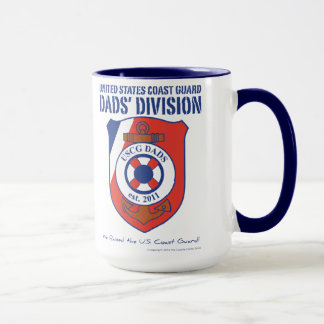 Die Abteilung USCG Väter 15 Unze-Wecker-Tasse Tasse