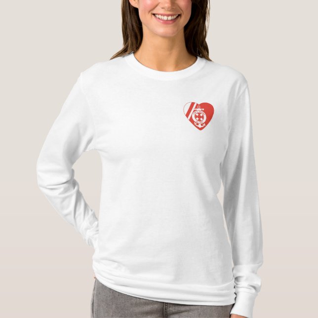 Die Abteilungs-langer Hülsen-T - Shirt USCG Mamas (Vorderseite)