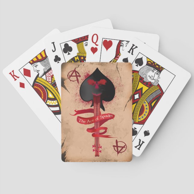 Die Ace der Spades Playing Cards Spielkarten (Rückseite)