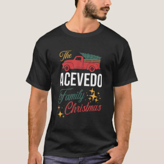 Die Acevedo Familie Weihnachten Matching Pajamas G T-Shirt