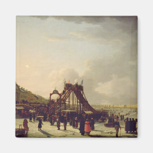 Die Achterbahnen an der Neva in St. Magnet