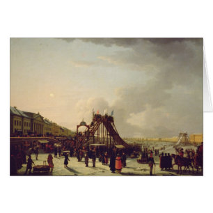 Die Achterbahnen auf dem Neva in St.