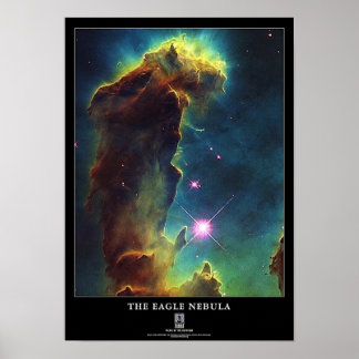 Die Adlersäule IC 4703 NASA Poster