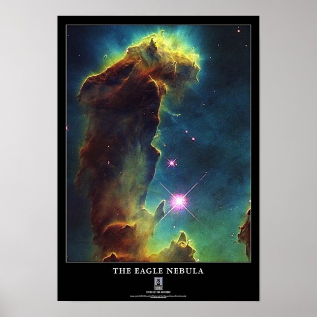 Die Adlersäule IC 4703 NASA Poster (Vorne)