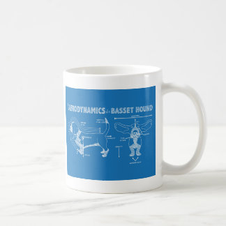 Die Aerodynamik eines Basset Hounds Kaffeetasse
