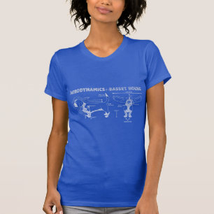 Die Aerodynamik von Basset Hound T-Shirt