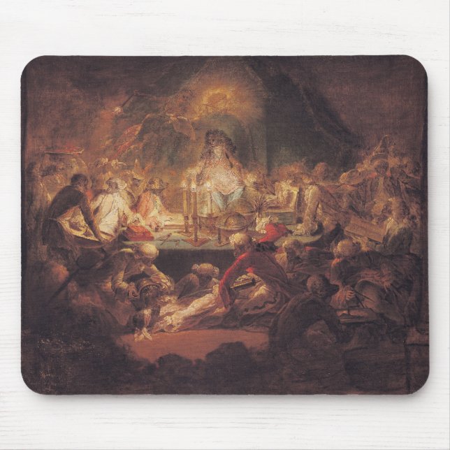 Die Affe-Freimaurer Mousepad (Vorne)