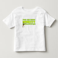 Die Affen springend auf meinen Bett-T - Shirt