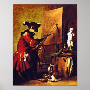 Die Affenmalerin Poster