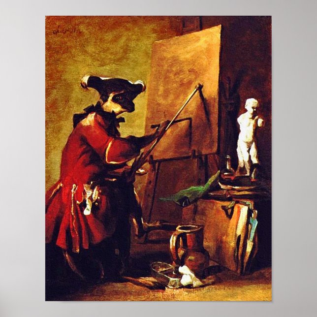 Die Affenmalerin Poster (Vorne)