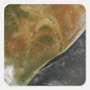 Die afrikanischen Ostnationen Quadratischer Aufkleber