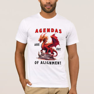 Die Agenden sind aus dem Shirt des Drachen-Alignme