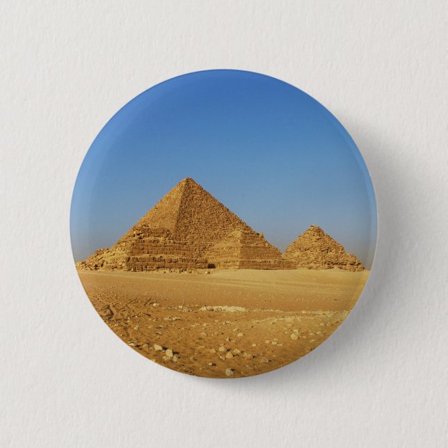 Die ägyptischen Pyramiden Button (Vorderseite)