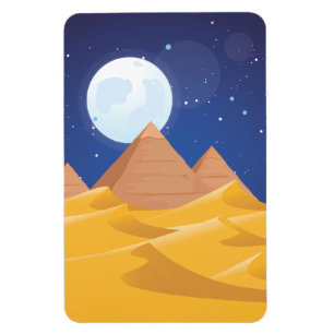 Die ägyptischen Pyramiden sind pyramidenförmig ang Magnet