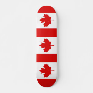 Die Ahornblattflagge von Kanada Skateboard