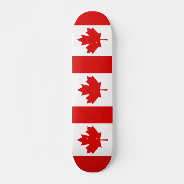 Die Ahornleaf-Flagge Kanadas Skateboard (Vorne)