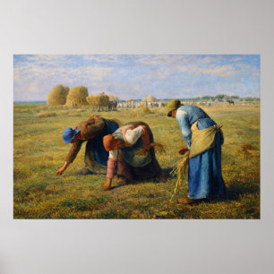 Die Ährenleserinnen von Jean-Francois Millet Poster