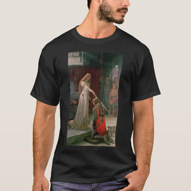 Die Akkolade durch Edmund Blair Leighton, C. 1901 T-Shirt (Vorderseite)