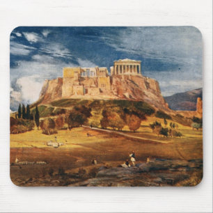 Die Akropolis in Athen Griechenland Farblandschaft Mousepad