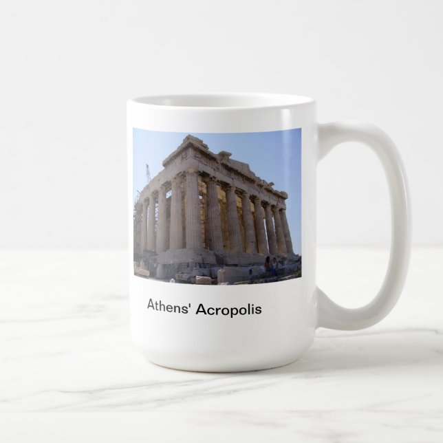 Die Akropolis in Athen, Griechenland Kaffeetasse (Rechts)