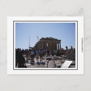 Die Akropolis in Athen, Griechenland Postkarte