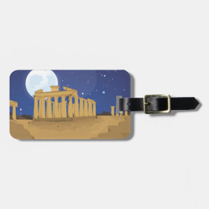 Die Akropolis von Athen Gepäckanhänger
