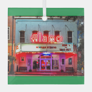 DIE ALAMO-Glasverzierung Ornament Aus Glas