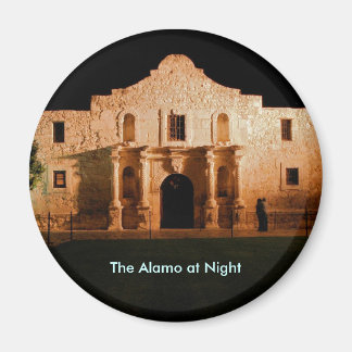 Die Alamo in der Nacht Magnet