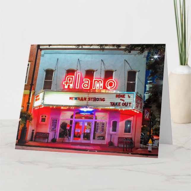 Die ALAMO Jumbo Grußkarte Karte (Vorderseite)