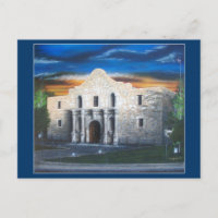 Die Alamo-Postkarte