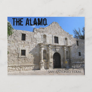 Die Alamo San Antonio Texas Postkarte