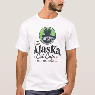 Die Alaska-Katzen-Café “Schnurren, Schlürfen, Wied T-Shirt