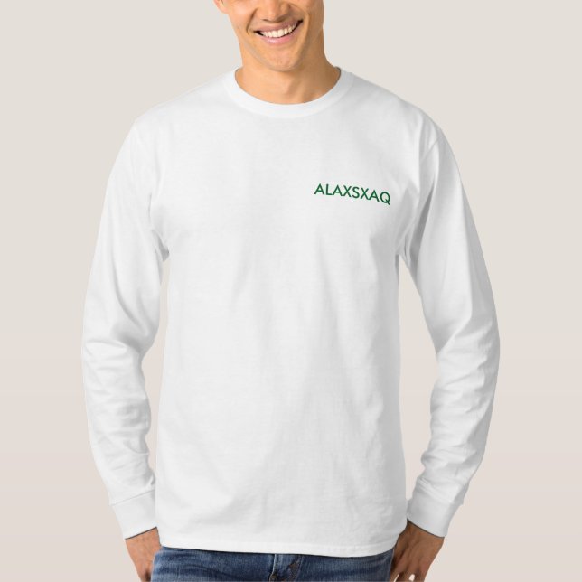 Die ALAXSXAQ der Männer - Langer Hülsen-T - Shirt (Vorderseite)