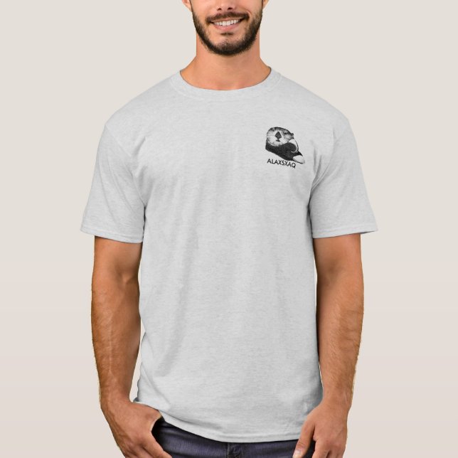 Die ALAXSXAQ der Männer - Seeotter-T - Shirt (Vorderseite)