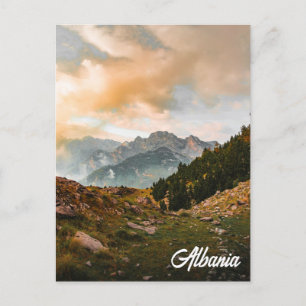 Die albanischen Alpen Postkarte