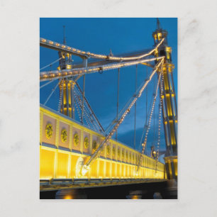 Die Albert Bridge London Postkarte