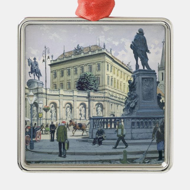Die Albertina, Wien Ornament Aus Metall (Vorne)