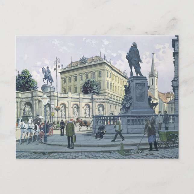 Die Albertina, Wien Postkarte (Vorderseite)