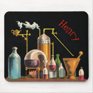 Die Alchemist Mad Scientist Mouse Pad Mousepad