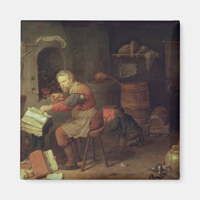 Die Alchemist-Werkstatt Magnet (Vorne)