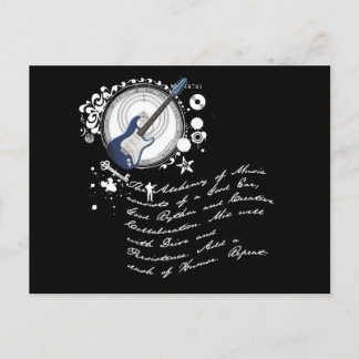 Die Alchimie der Musik Postkarte