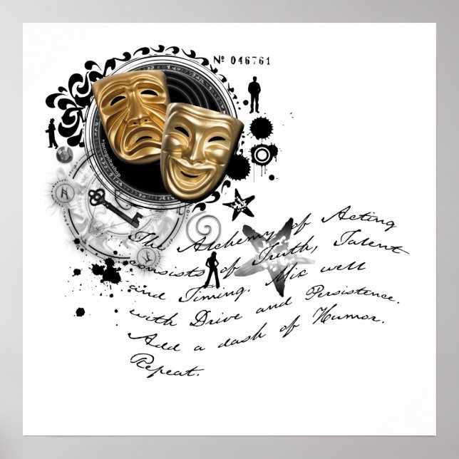 Die Alchimie des Schauspiels Poster (Vorne)