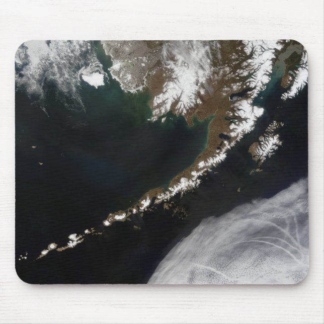 Die Aleutischen Inseln und die Halbinsel Alaska Mousepad (Vorne)
