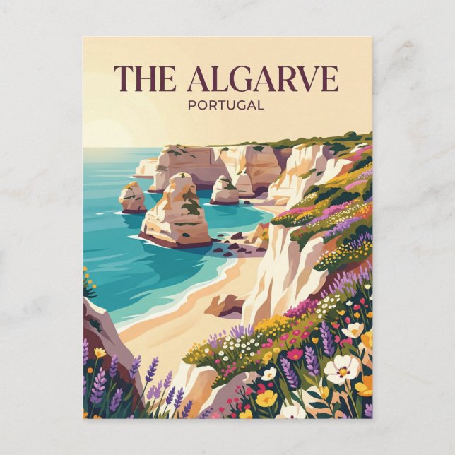 Die Algarve Portugal Postkarte (Vorderseite)