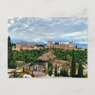 Die Alhambra von Granada Postkarte